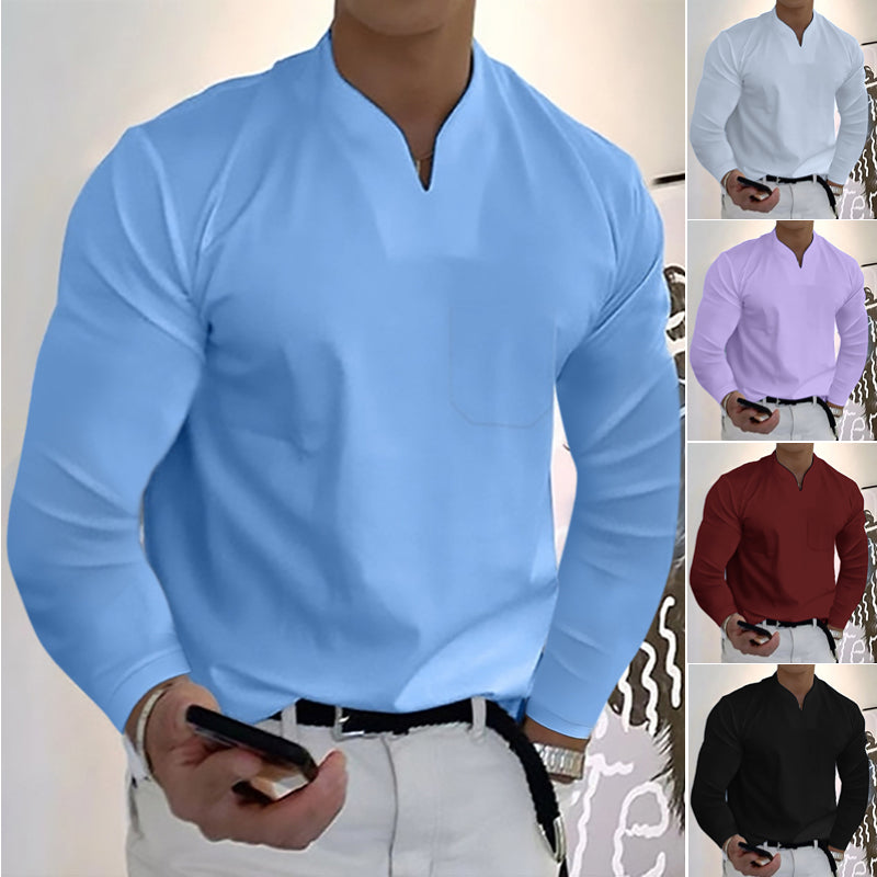 Męska Koszulka Sportowa V-Neck