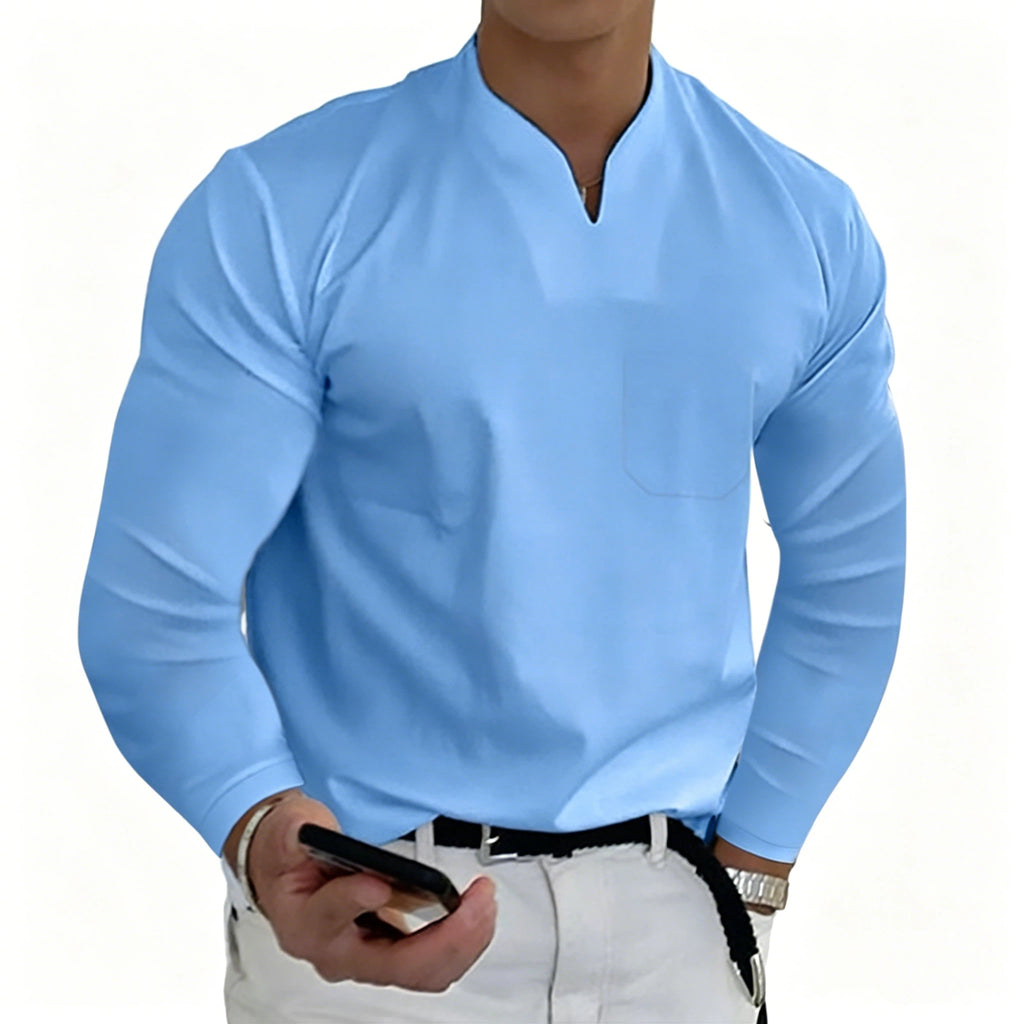 Męska Koszulka Sportowa V-Neck